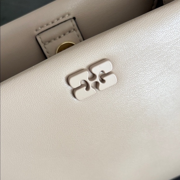 Ganni Light Grey Mini Bou Bag - Picture 8 of 9